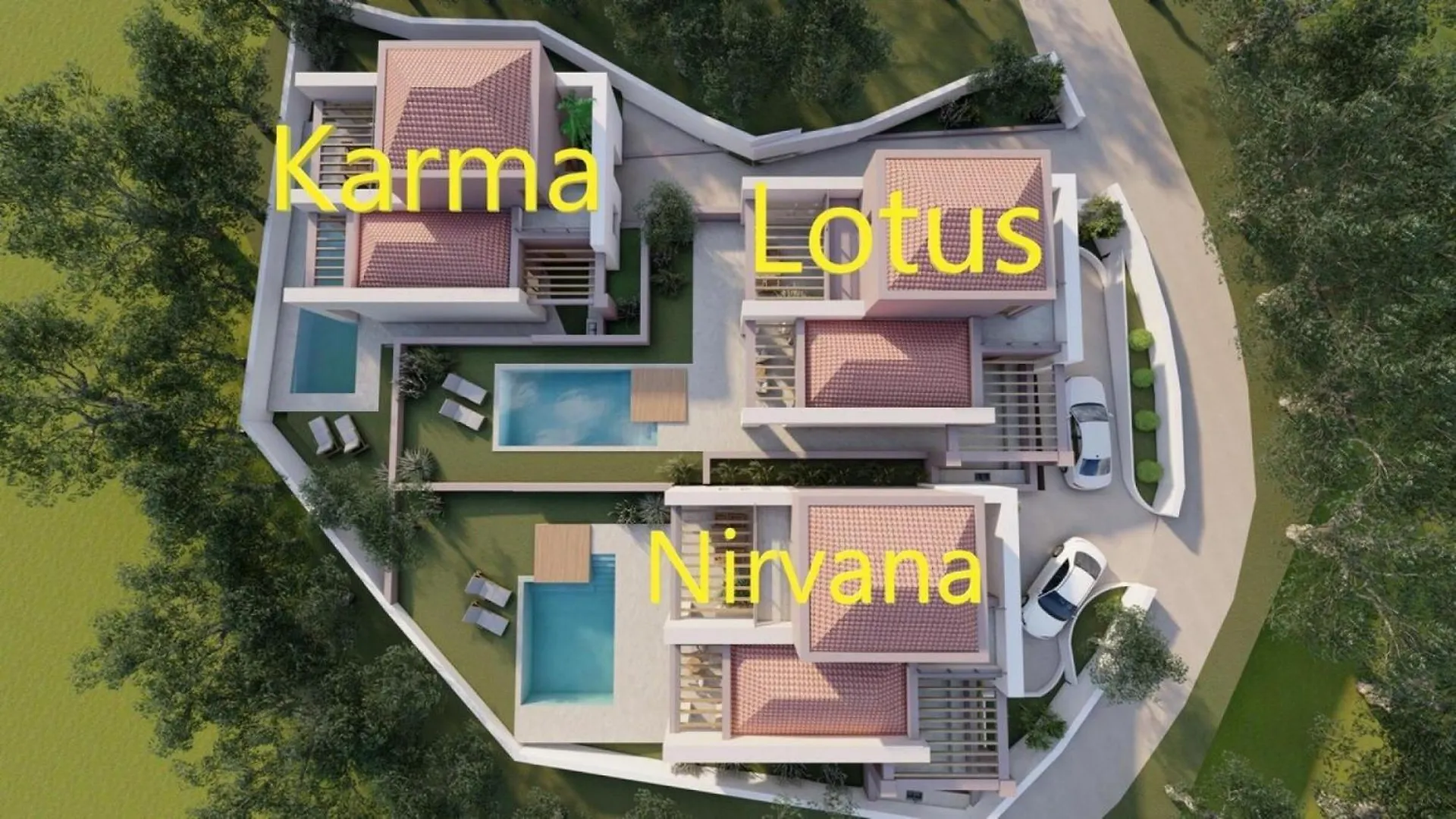 Nirvana - Unalome Villas Antipata